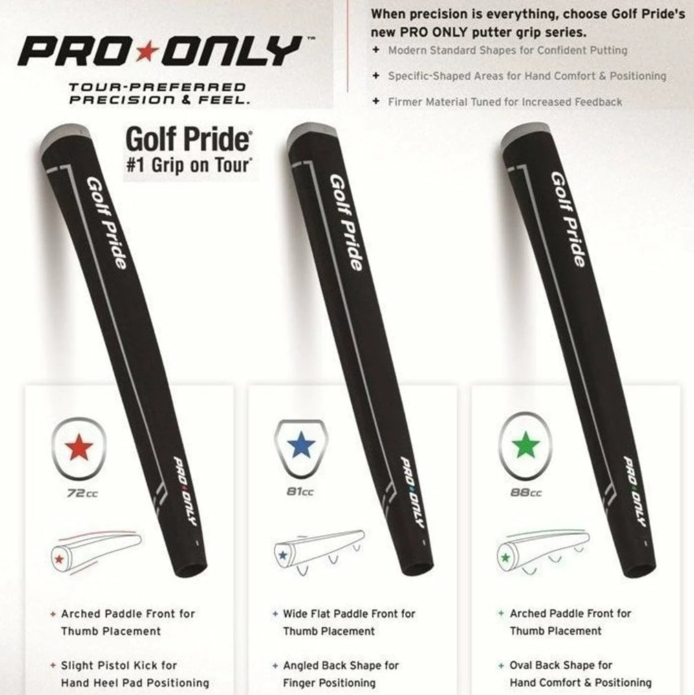 Golf Pride Grips Golf Pride Pro Only Putter Grips 4 Golf Pride Grips Golf Pride Pro Only Putter Grips - Image 2