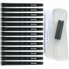 Rexton Golf Rexton Black/Gray Line Velvet Oversize 13 Pc Grip Kit -Cheap Golf Shafts Store RE 2291 PK X1 min