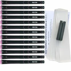 Rexton Golf Rexton Women's Black/Pink Line Velvet Grip Kit
