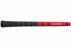 Integra Golf Integra Dual-Compound Half-Cord Red/Black Golf Grip