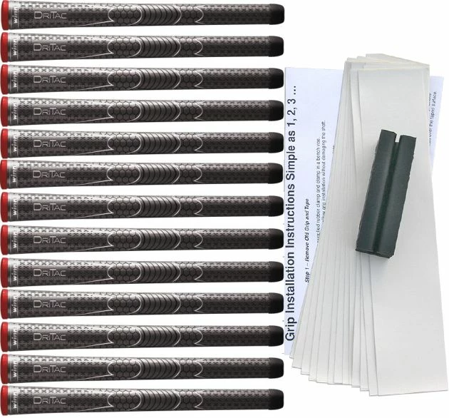 Winn Grips Winn Dri-Tac Dark-Grey 13-pc Grip Kit 5 Winn Grips Winn Dri-Tac Dark-Grey 13-pc Grip Kit - Image 3