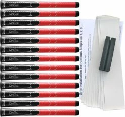 Winn Grips Winn Dri-Tac Men's Black/Red Grip Kit
