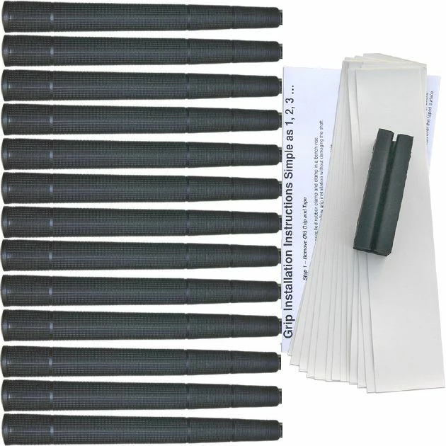 Tacki-Mac Grips Tacki-Mac Arthritic Serrated Oversize (+3/32") Grip Kit 3 Tacki-Mac Grips Tacki-Mac Arthritic Serrated Oversize (+3/32") Grip Kit