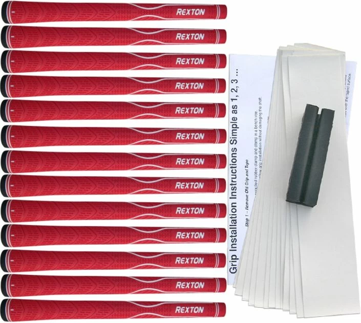 Rexton Golf Rexton V-Line Red 13 Pc Grip Kit 3 Rexton Golf Rexton V-Line Red 13 Pc Grip Kit