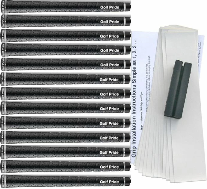 Golf Pride Grips Golf Pride Tour Wrap 2G Black 13-pc-Grip Kit 3 Golf Pride Grips Golf Pride Tour Wrap 2G Black 13-pc-Grip Kit