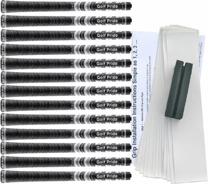 Golf Pride Grips Golf Pride Multi-Compound Black 13-pc Grip Kit 3 Golf Pride Grips Golf Pride Multi-Compound Black 13-pc Grip Kit