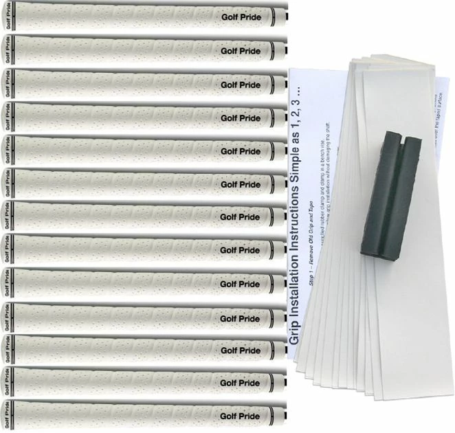 Golf Pride Tour Wrap 2G White 13-pc Grip Kit 3 Golf Pride Tour Wrap 2G White 13-pc Grip Kit