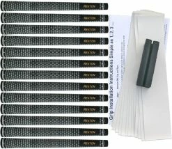 Rexton Golf Rexton Black/White Velvet 13-pc Grip Kit